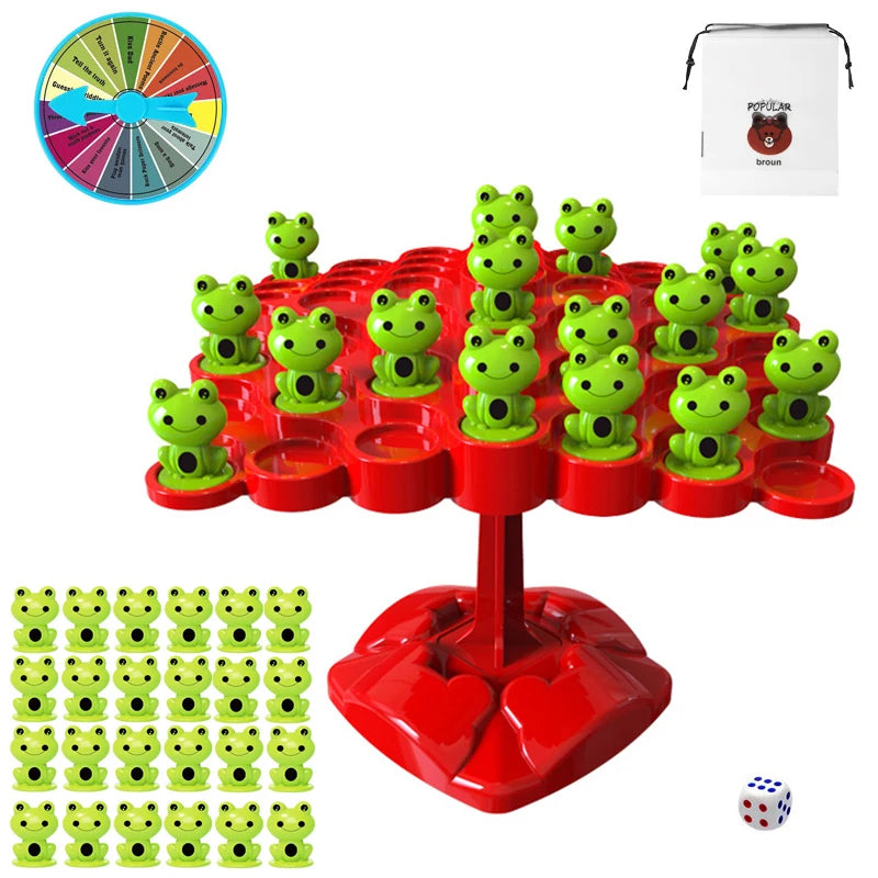 Frog Balance Board Puzzle - Fun Math Toy for Kids | Engaging Parent-Child Educational Game