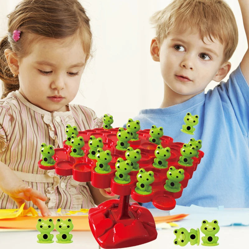 Frog Balance Board Puzzle - Fun Math Toy for Kids | Engaging Parent-Child Educational Game