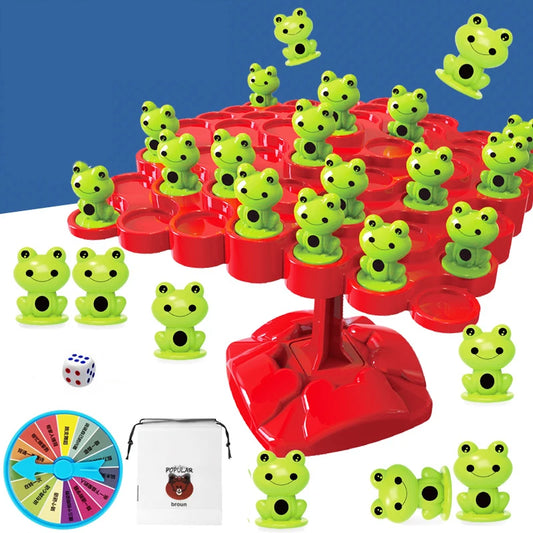 Frog Balance Board Puzzle - Fun Math Toy for Kids | Engaging Parent-Child Educational Game