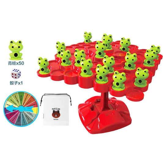 Frog Balance Board Puzzle - Fun Math Toy for Kids | Engaging Parent-Child Educational Game