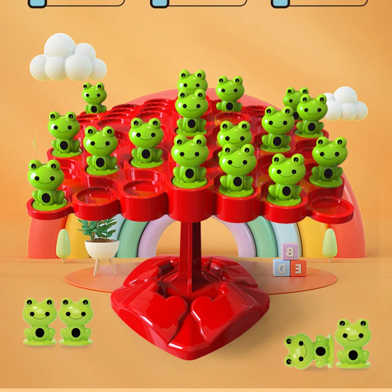 Frog Balance Board Puzzle - Fun Math Toy for Kids | Engaging Parent-Child Educational Game