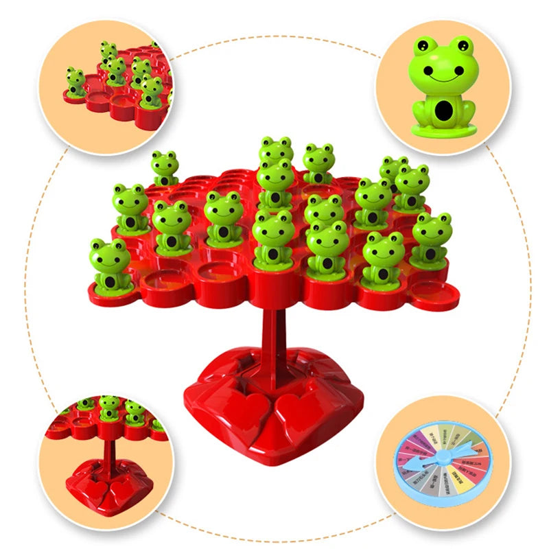 Frog Balance Board Puzzle - Fun Math Toy for Kids | Engaging Parent-Child Educational Game